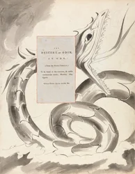 The Descent of Odin, design 77 from The Poems of Thomas Gray